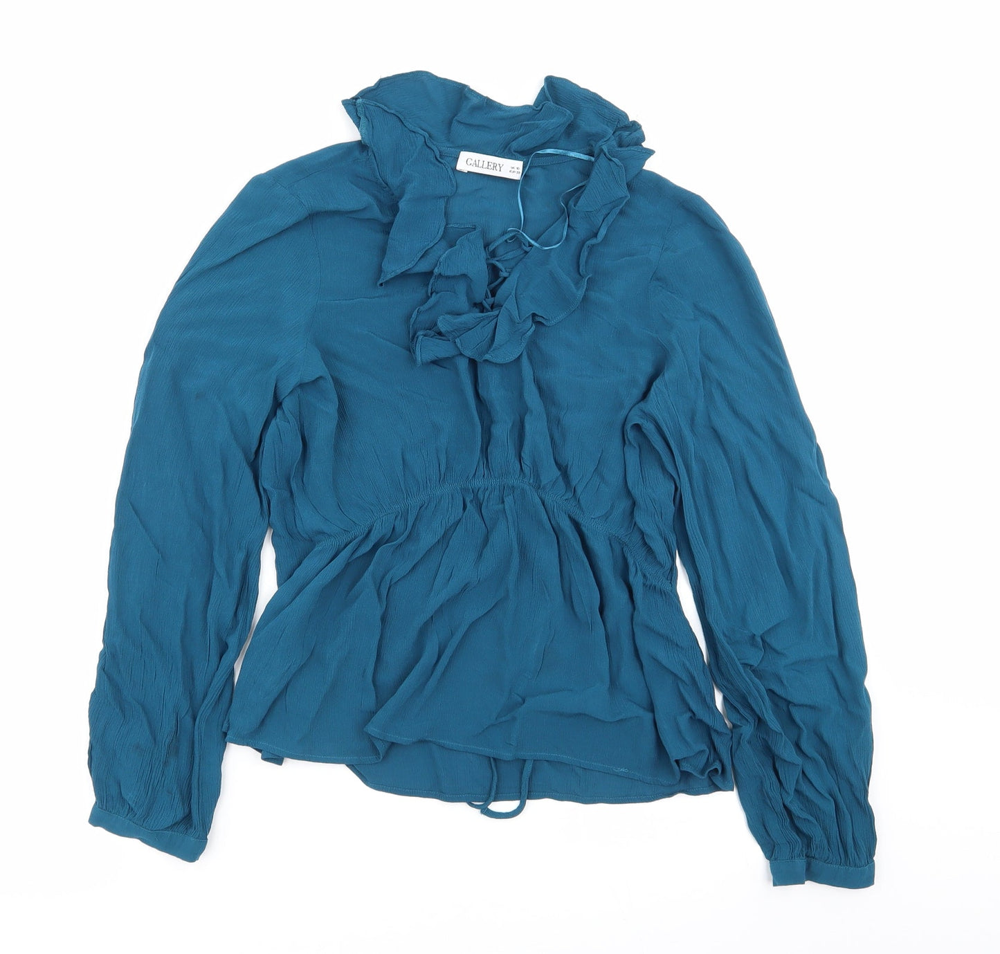 Gallery Womens Blue   Basic Blouse Size 10