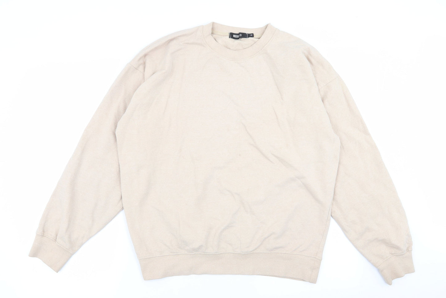 Missguided Womens Beige   Pullover Jumper Size M