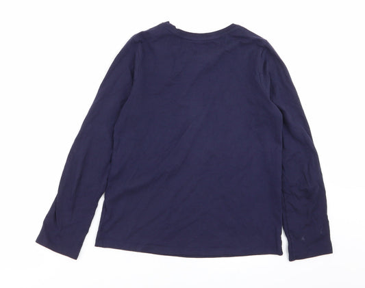 Asda George Boys Blue   Basic T-Shirt Size 10-11 Years