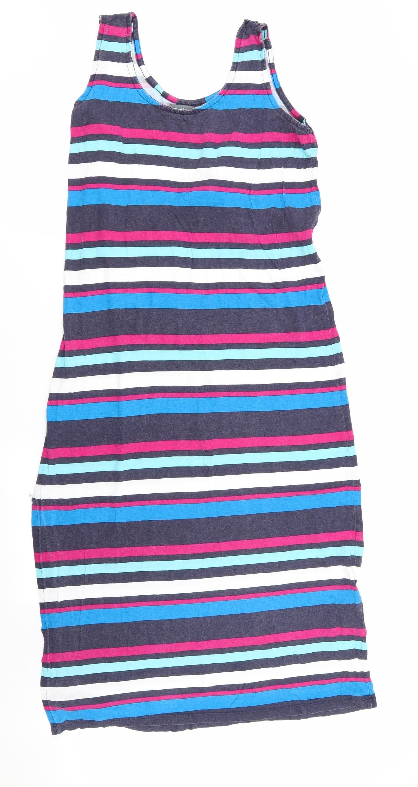 Studio Womens Multicoloured Striped  Fit & Flare  Size 12