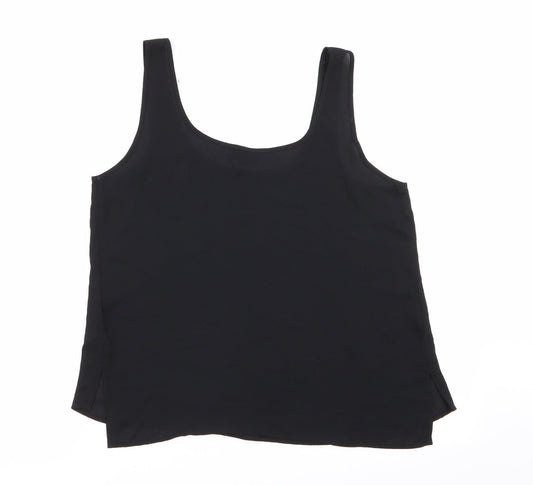 Topshop Womens Black   Basic Tank Size 10