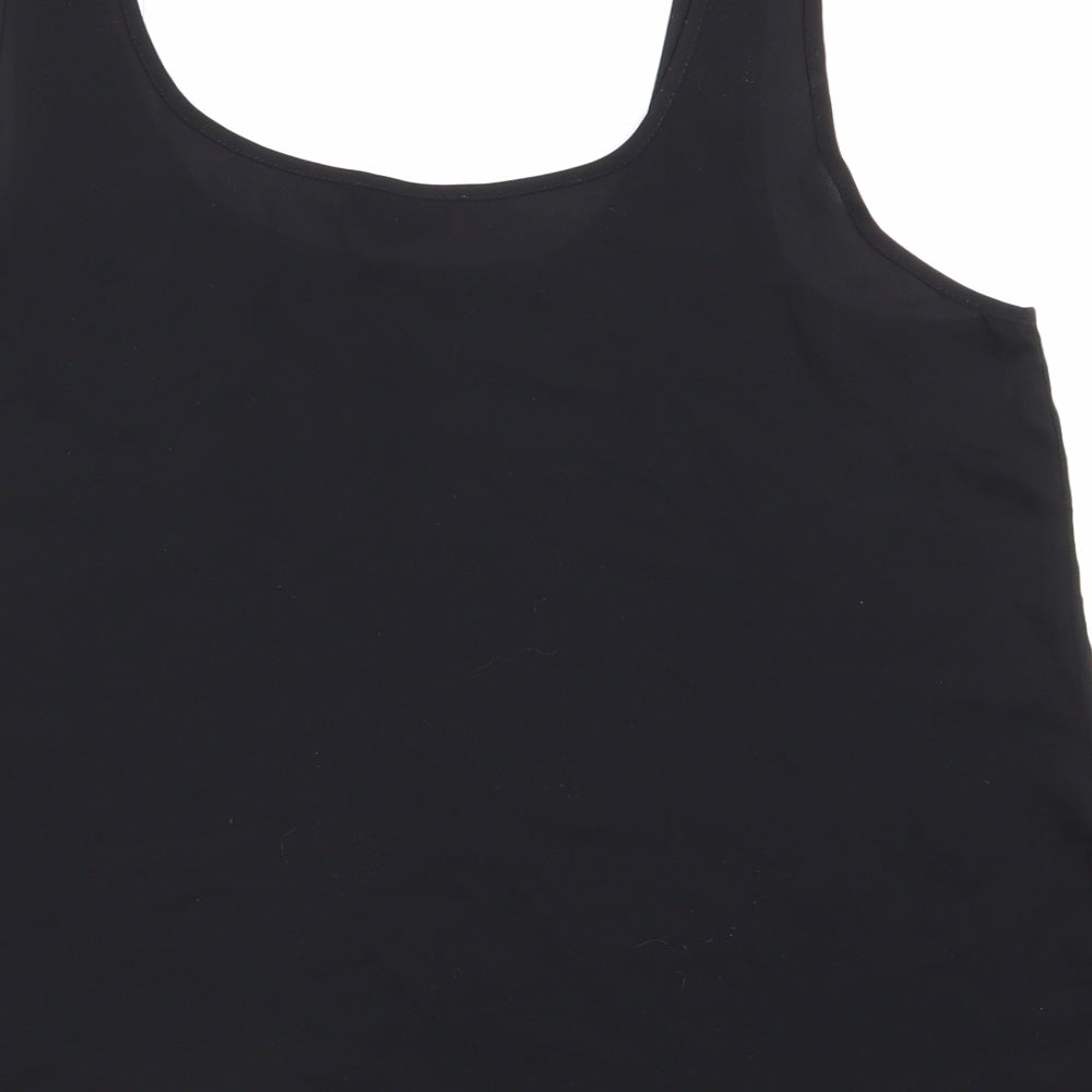 Topshop Womens Black   Basic Tank Size 10