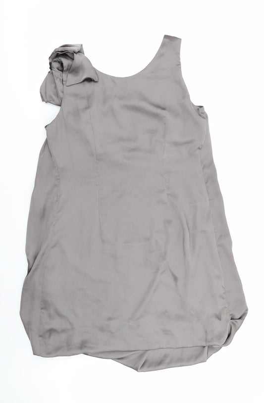 H&M Womens Grey   Fit & Flare  Size 14