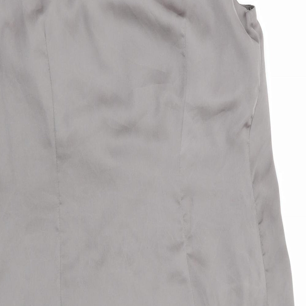 H&M Womens Grey   Fit & Flare  Size 14