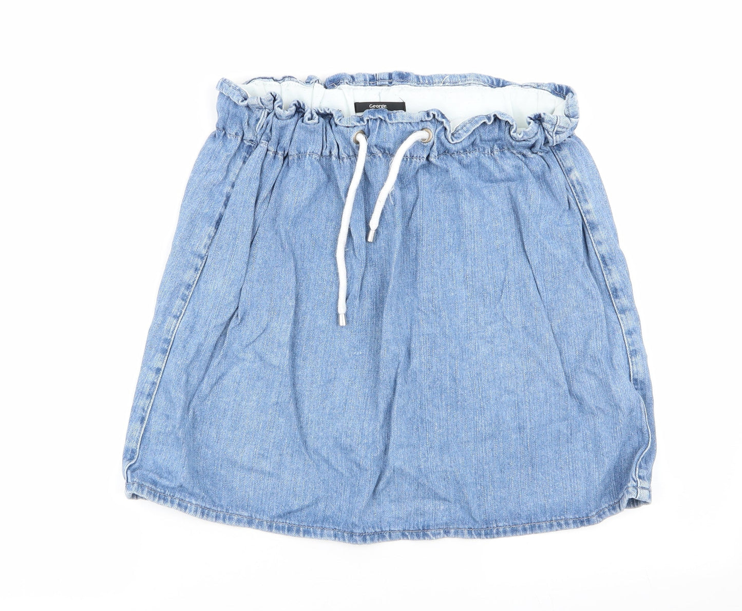 Asda George Womens Blue   Flare Skirt Size 14