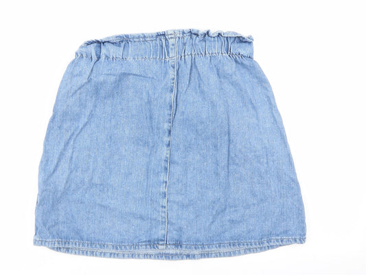 Asda George Womens Blue   Flare Skirt Size 14
