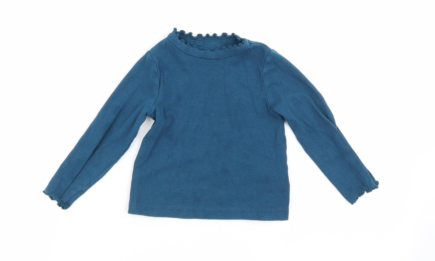 John Lewis Girls Blue   Basic T-Shirt Size 2 Years
