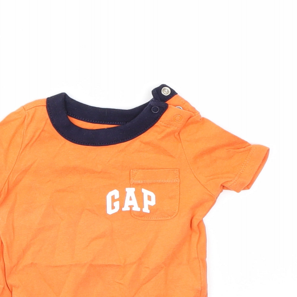 Gap Baby Orange   Babygrow One-Piece Size 0-3 Months
