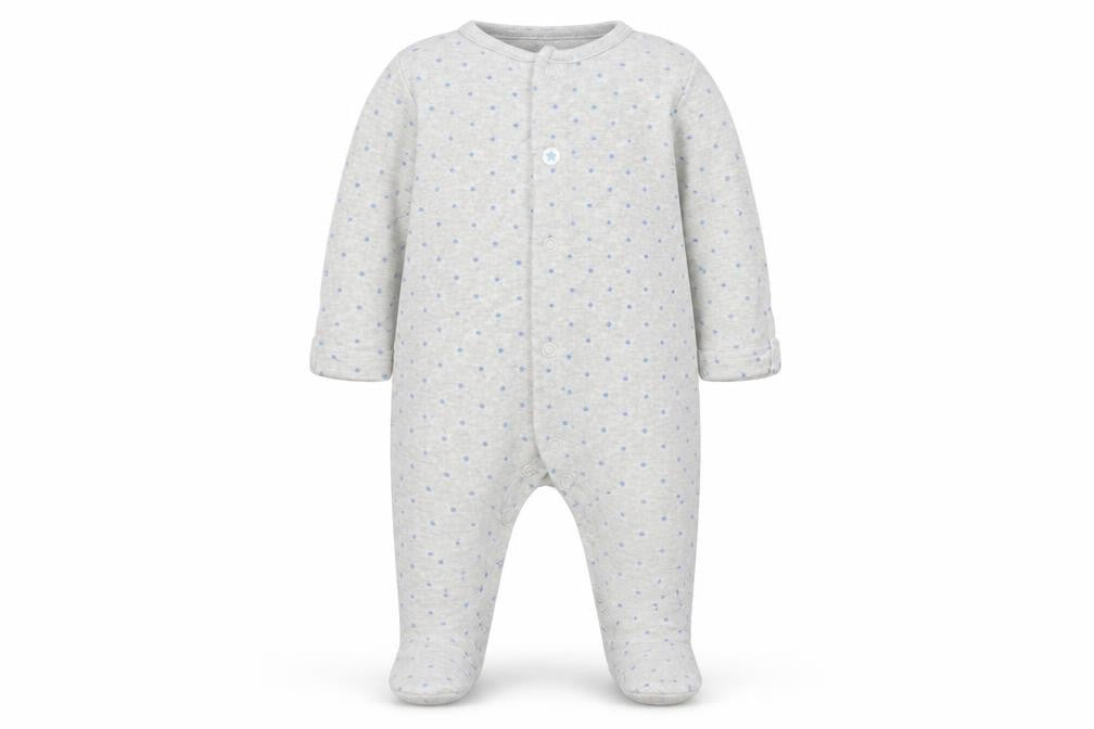 M Baby Grey Geometric  Babygrow One-Piece Size 0-3 Months