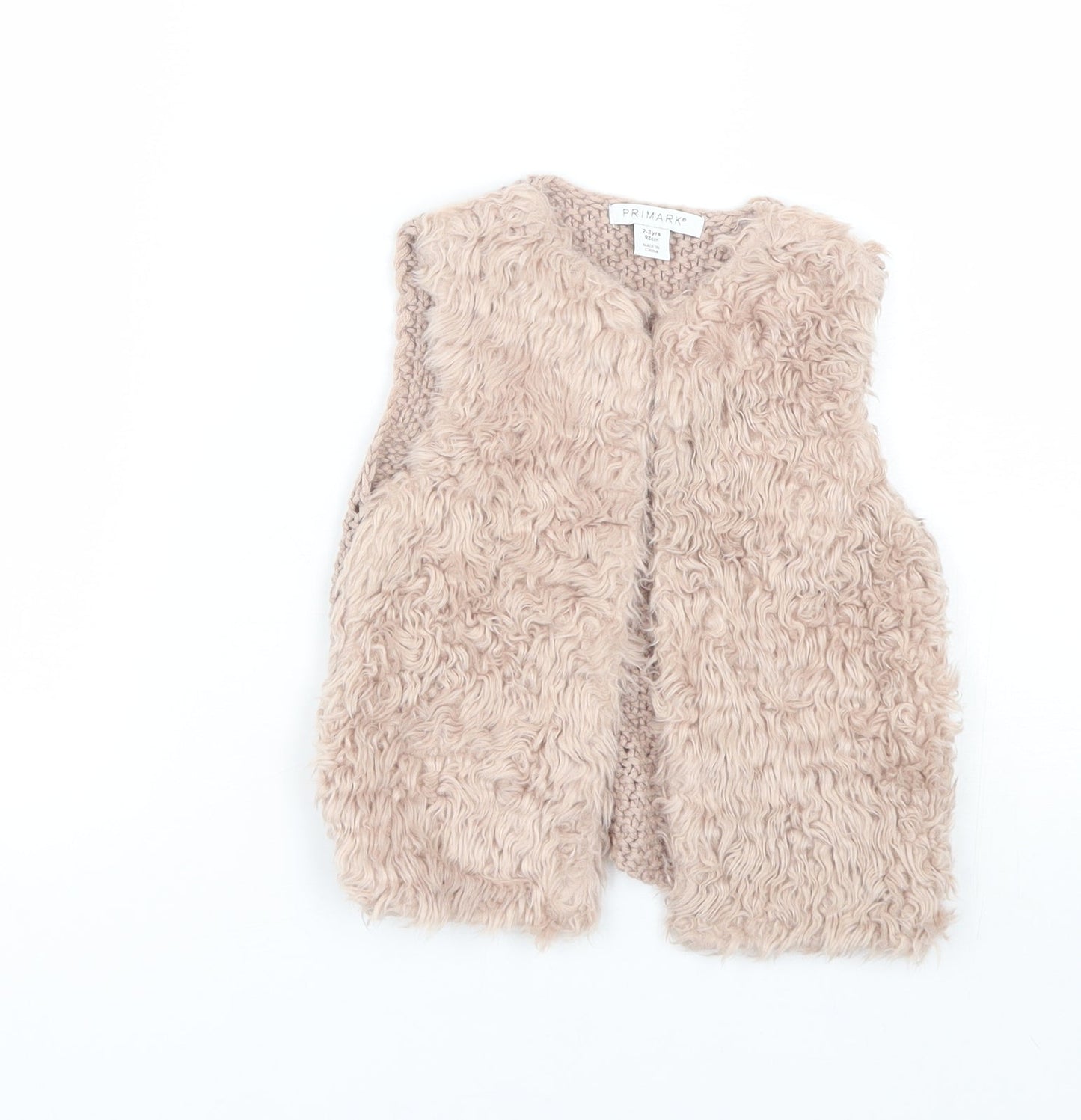 Primark Girls Pink   Cardigan Jumper Size 2-3 Years