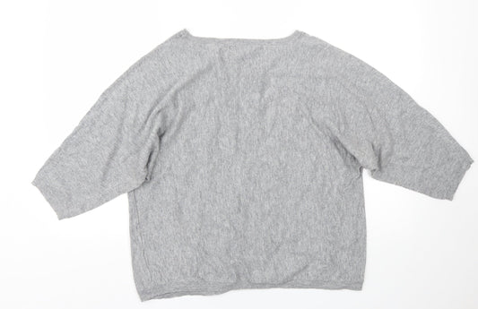 South Womens Grey   Basic T-Shirt Size 18