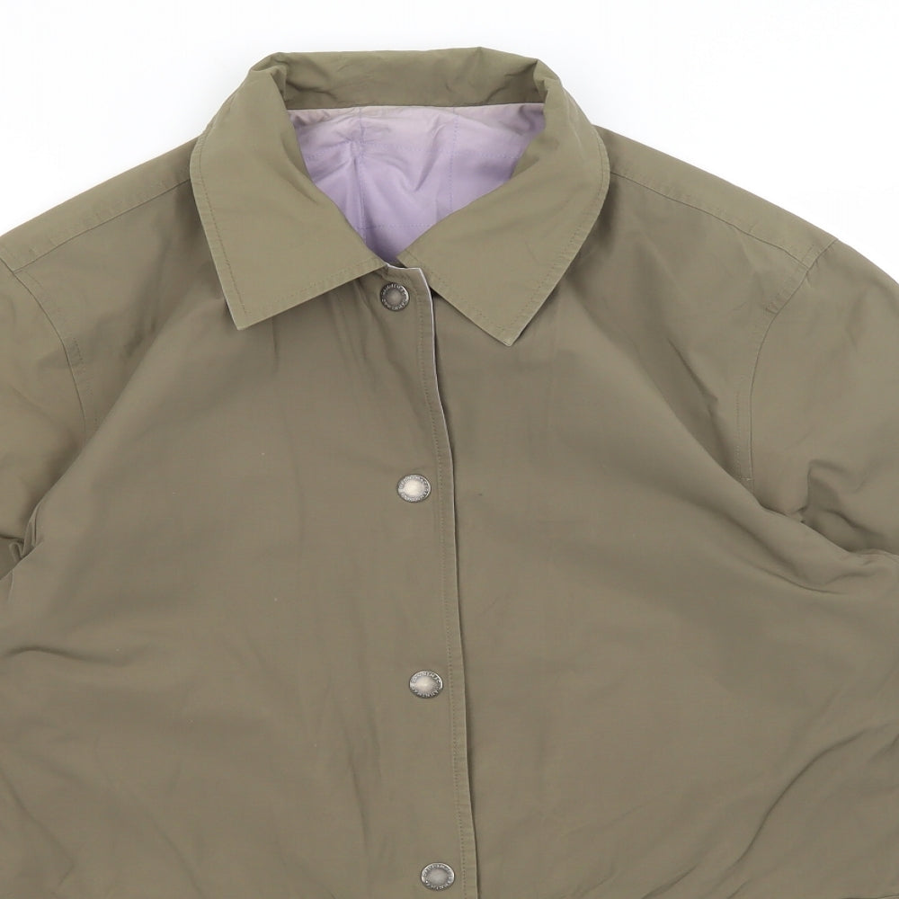 Danni Mac Womens Green   Quilted Coat Size M