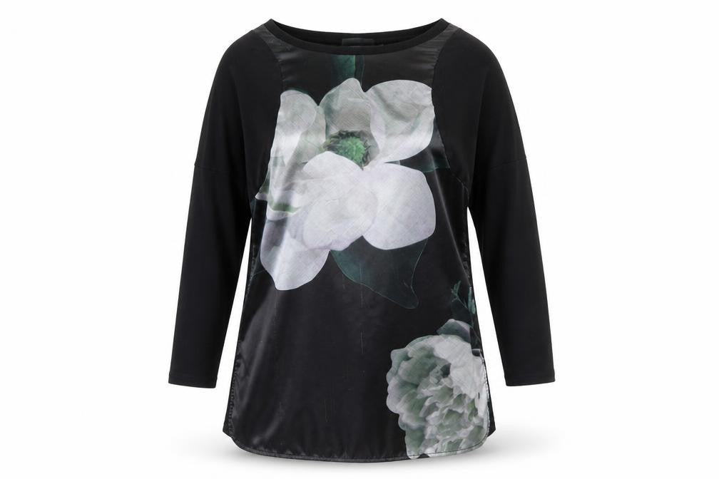 Cherry Couture Womens Black   Basic T-Shirt Size 6