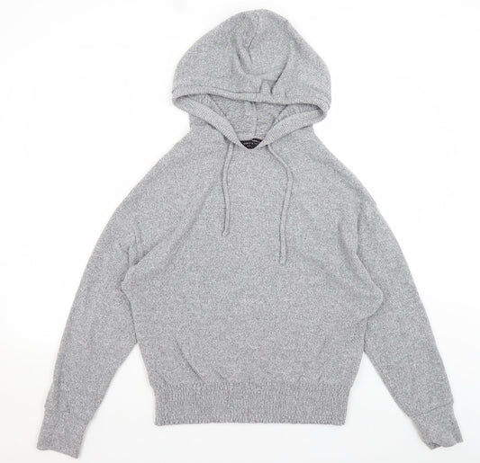 Dorothy Perkins Womens Grey   Pullover Hoodie Size 12