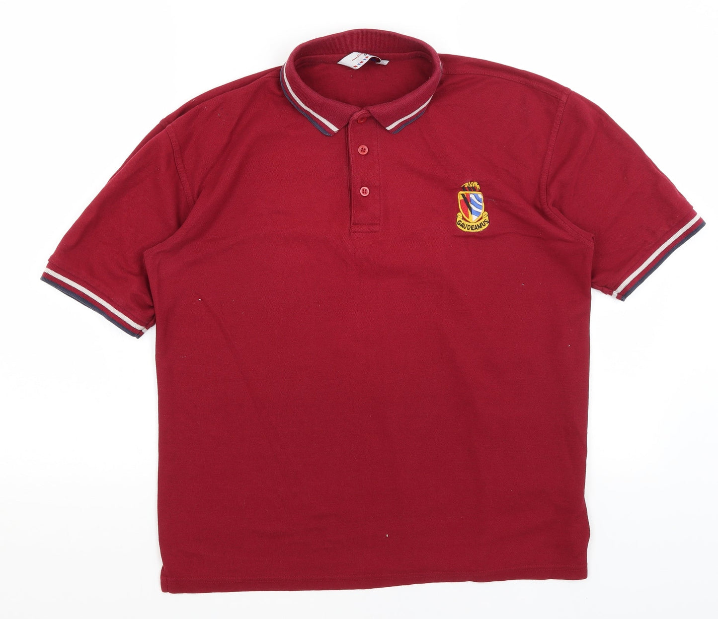 Unitex Schoolwear Boys Red   Basic Polo Size M