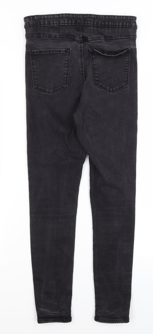 Denim Co Womens Black   Skinny Jeans Size 14 L26 in