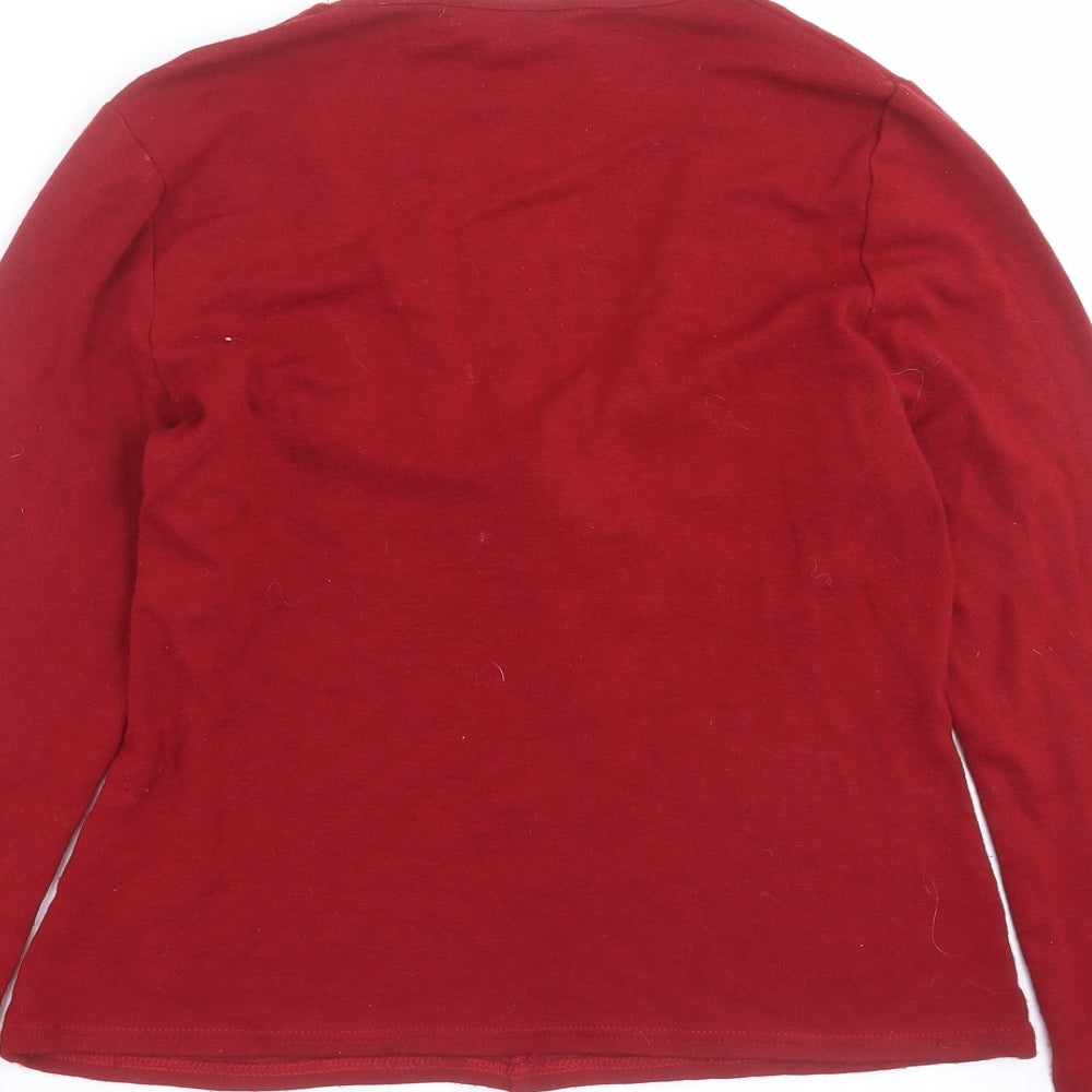 Canvas Womens Red   Pullover Jumper Size 16