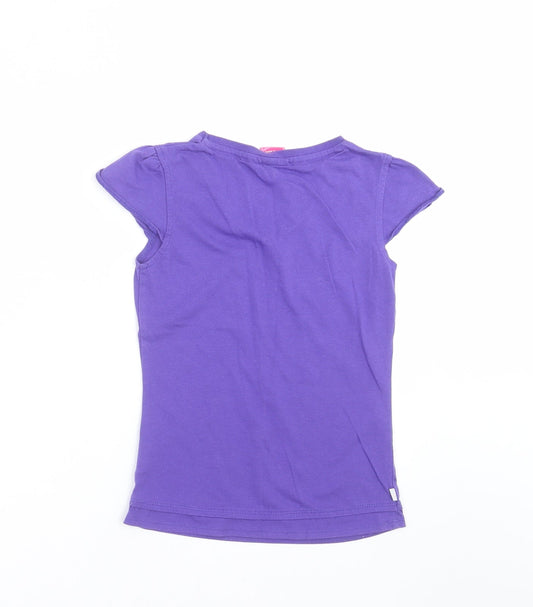 LA Gear Girls Purple   Basic T-Shirt Size 11-12 Years