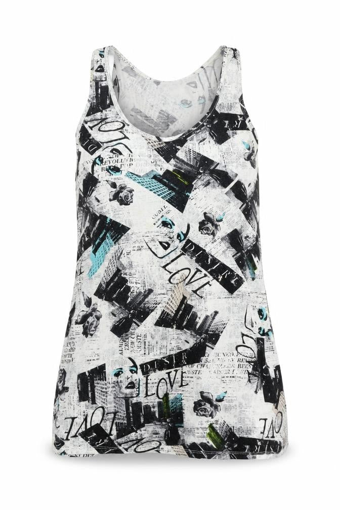 H&M Womens Multicoloured   Basic Tank Size 8