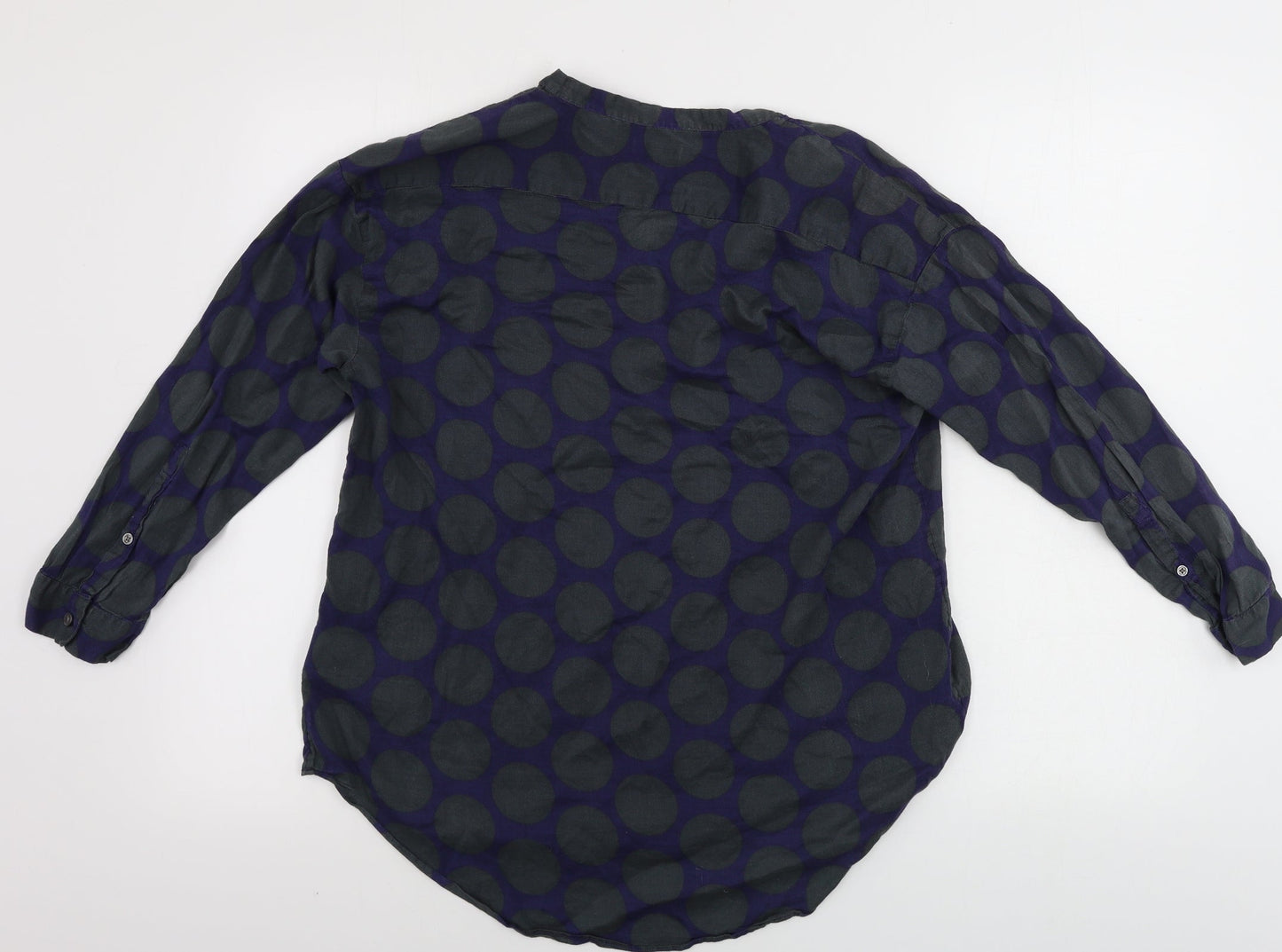 Gap Womens Blue Polka Dot  Basic Blouse Size S