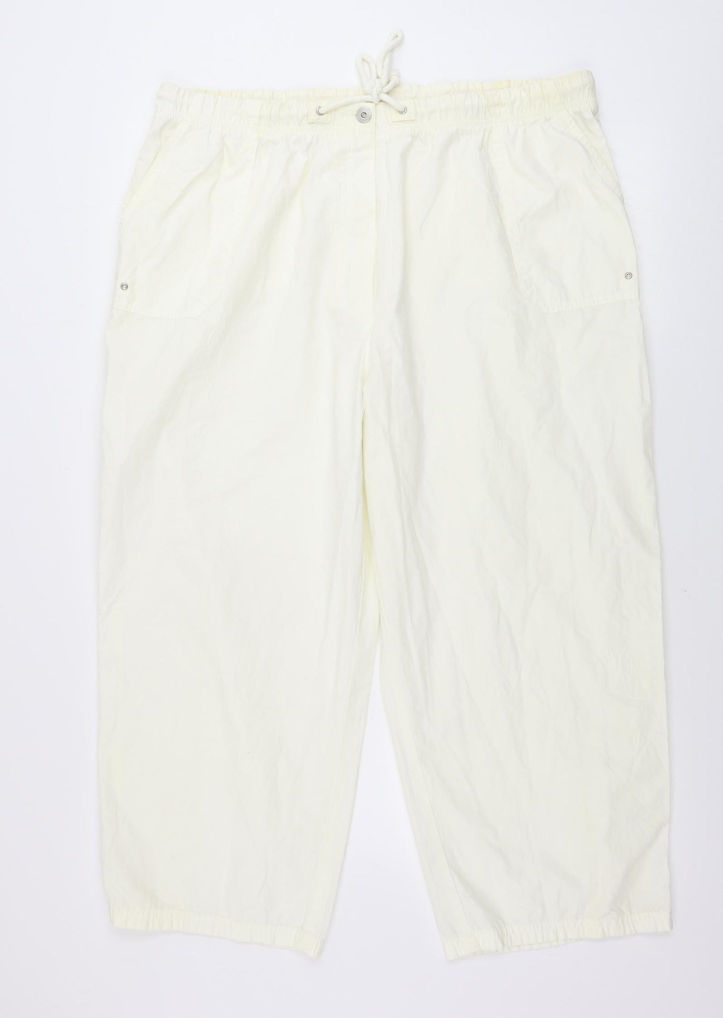 Preworn  Womens Ivory   Trousers  Size 38 in L25 in