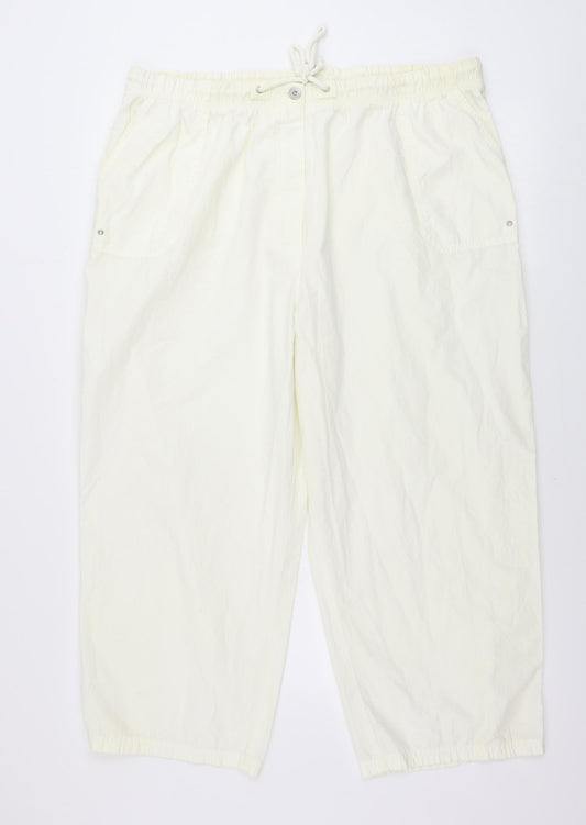 Preworn  Womens Ivory   Trousers  Size 38 in L25 in