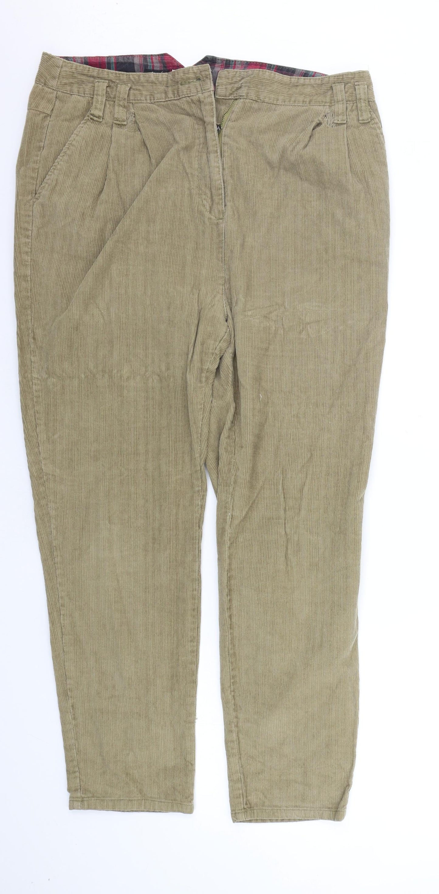 River Island Womens Beige   Trousers  Size 16 L26 in