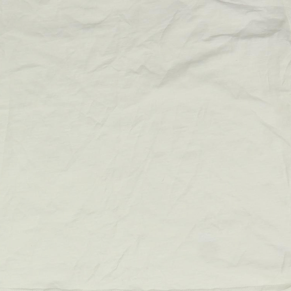 Oasis Womens Yellow   Basic T-Shirt Size S