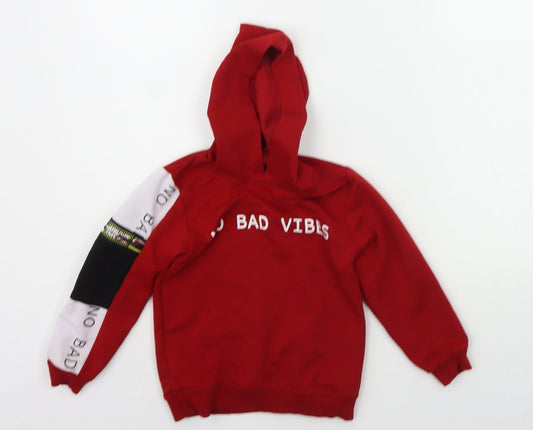 MACA BOY Boys Blue   Pullover Hoodie Size 4 Years