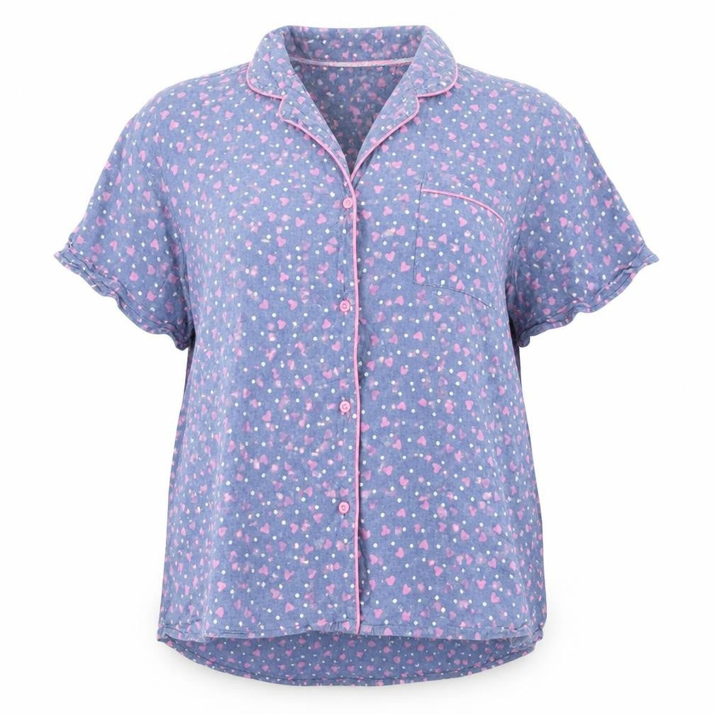 Matalan Womens Blue   Basic Blouse Size L  - PJ top