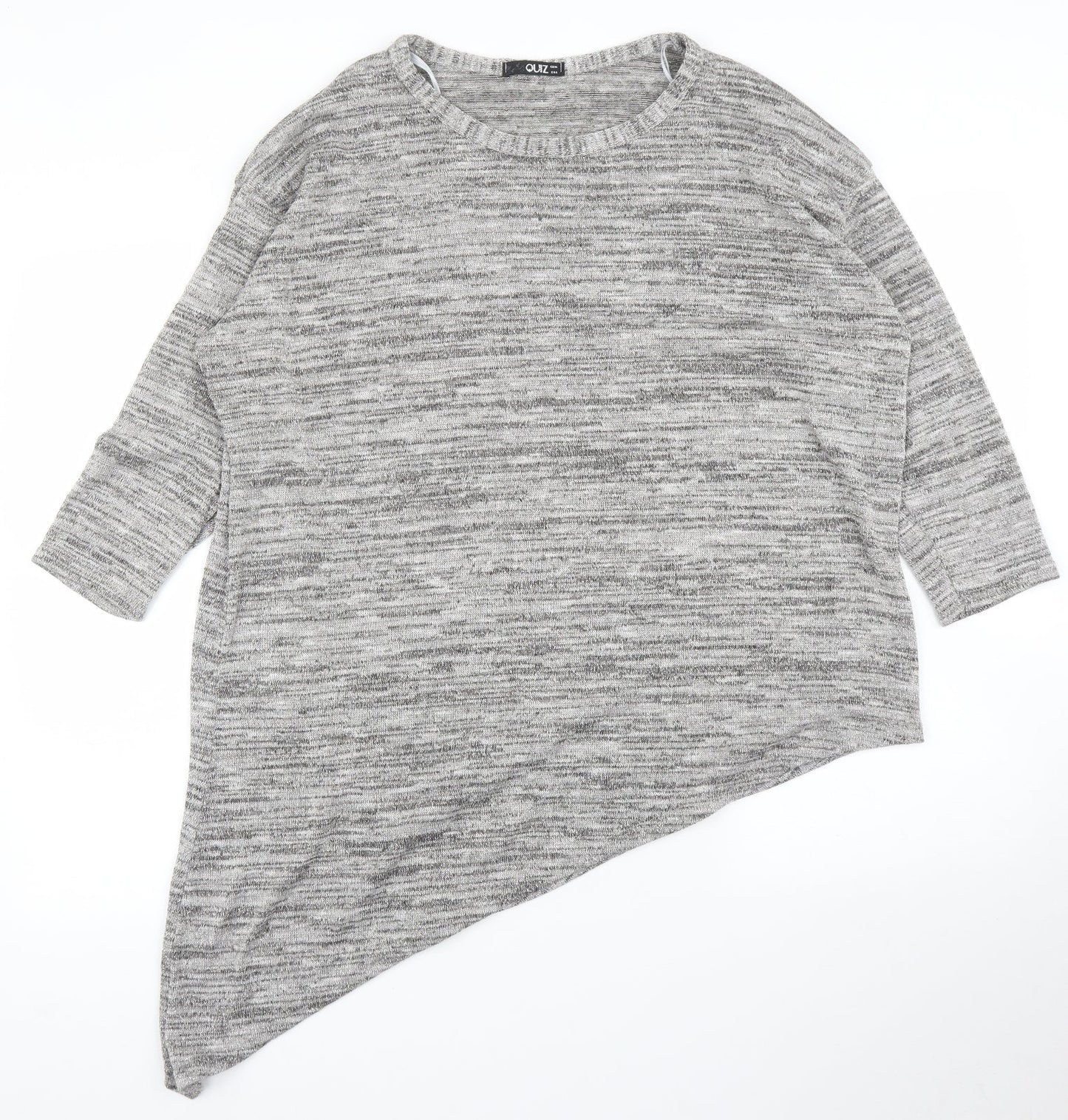 Quiz Womens Grey   Pullover Jumper Size 16