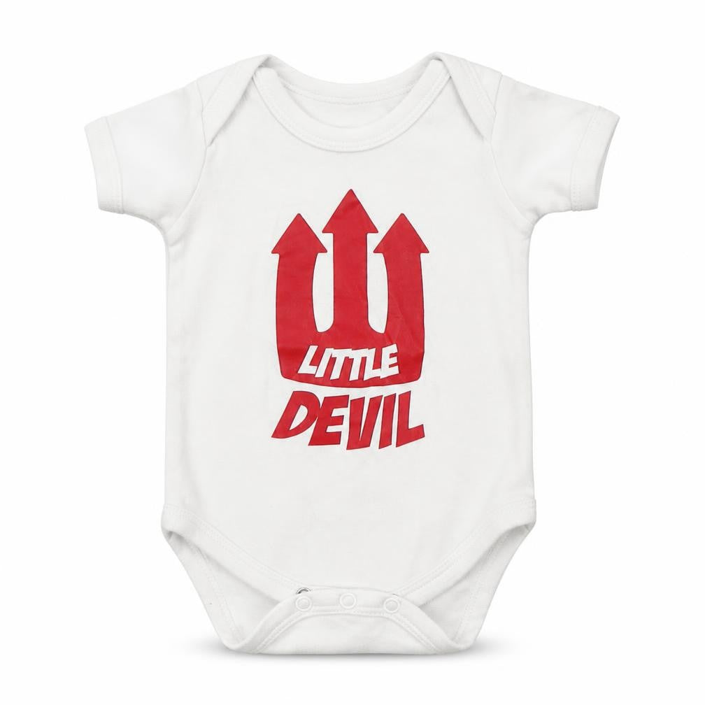 Preworn Baby White   Babygrow One-Piece Size 0-3 Months