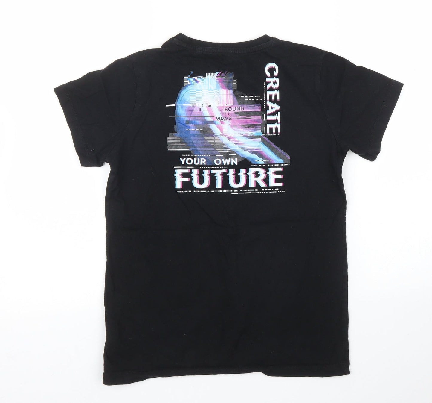 Debenhams Boys Black   Basic T-Shirt Size 10 Years