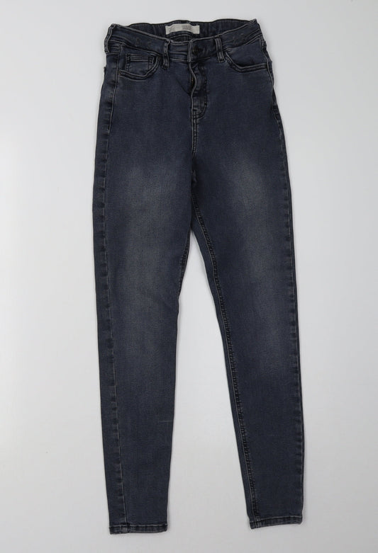 Topshop Womens Grey   Skinny Jeans Size 26 L32 in