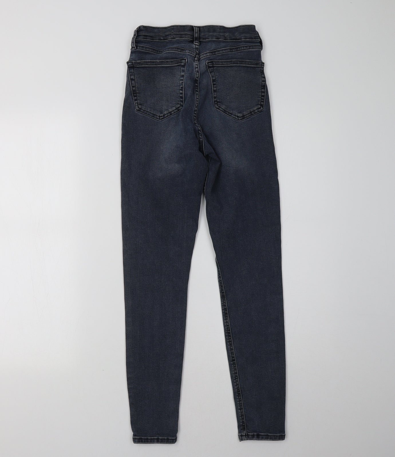 Topshop Womens Grey   Skinny Jeans Size 26 L32 in