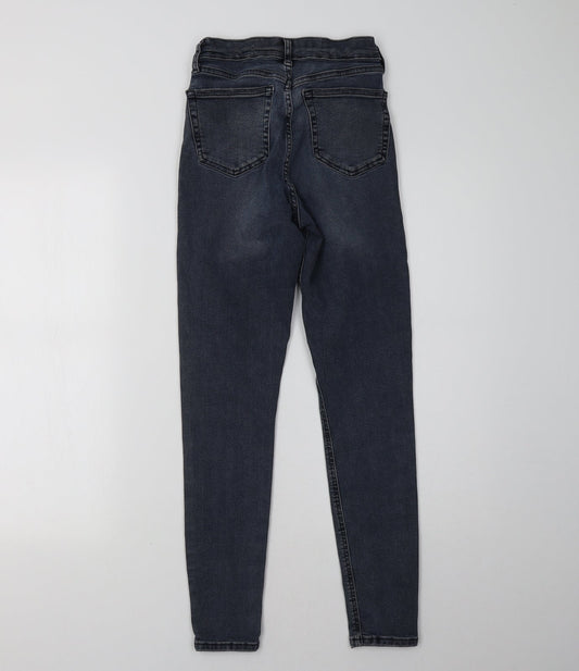 Topshop Womens Grey   Skinny Jeans Size 26 L32 in