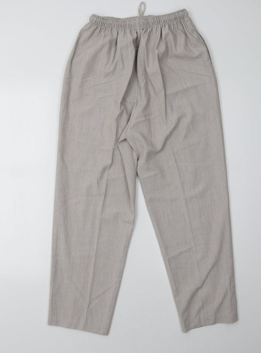 Joie De Vivre Womens Beige   Trousers  Size 14 L30 in