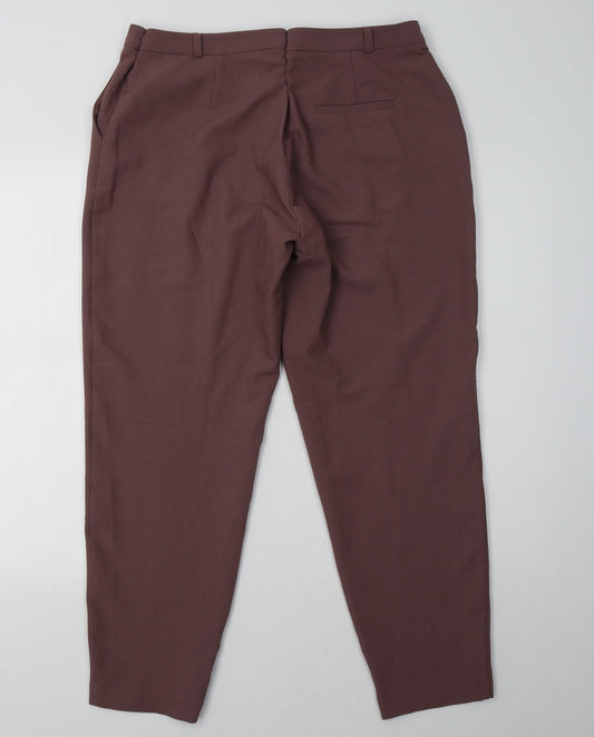 ASOS Womens Purple   Trousers  Size 14 L29 in