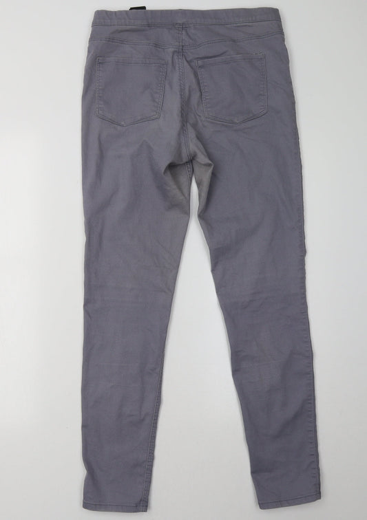 H&M Womens Purple   Jegging Trousers Size 10 L31 in
