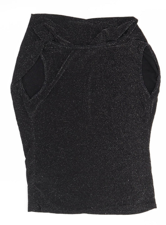 Select Womens Black   Basic Blouse Size 14