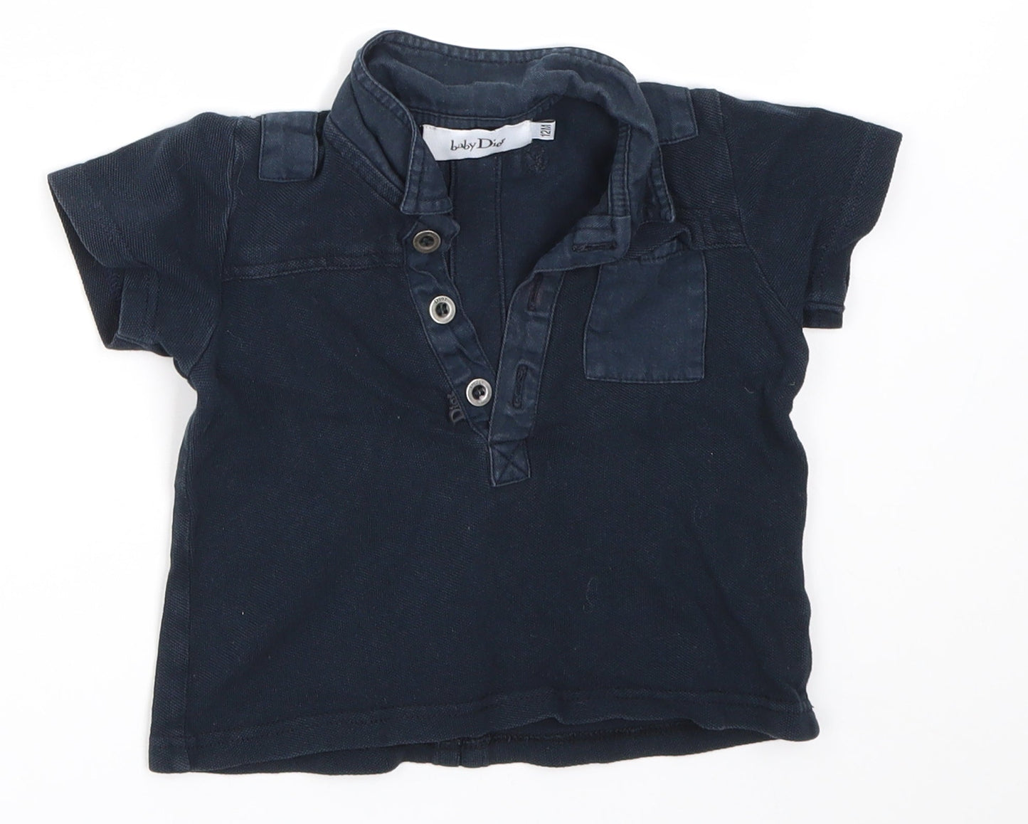 Preworn Baby Blue   Basic Polo Size 12 Months