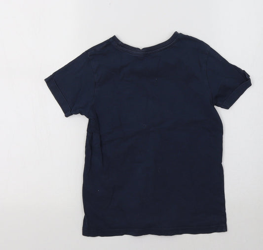 George Boys Blue   Basic T-Shirt Size 6-7 Years  - Hero