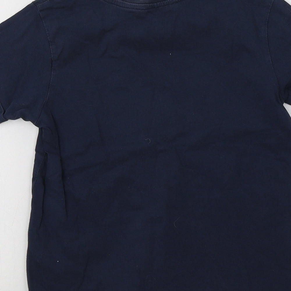George Boys Blue   Basic T-Shirt Size 6-7 Years  - Hero