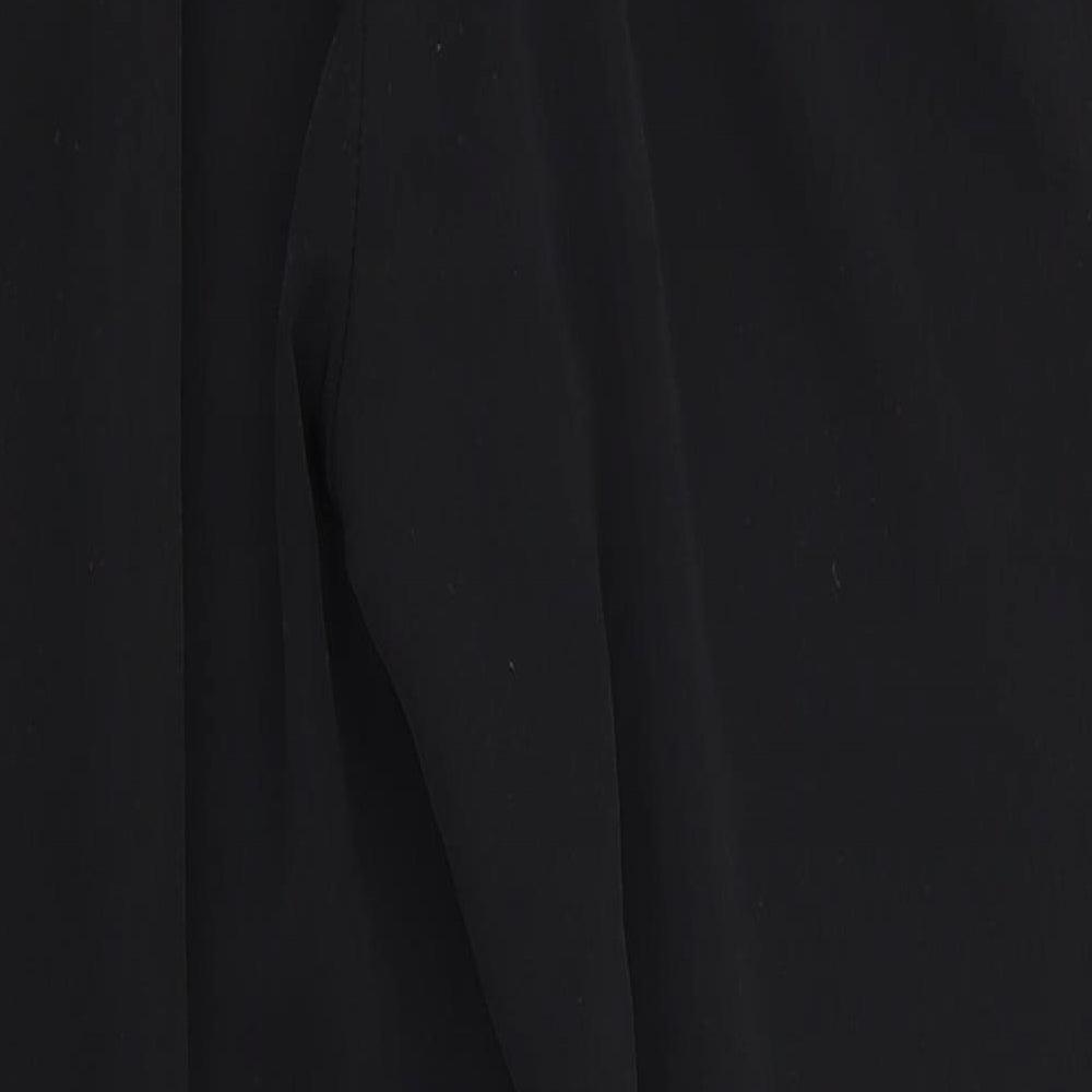FOREVER 21 Womens Black   Trousers  Size S L26 in - elasticated back