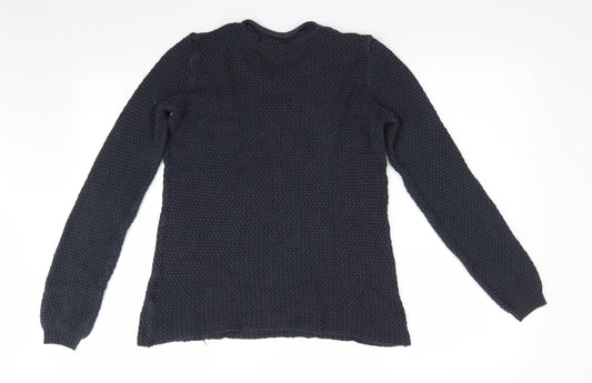 VILA Womens Blue   Pullover Jumper Size M