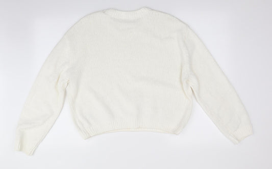 Preworn Womens Ivory   Pullover Jumper Size M