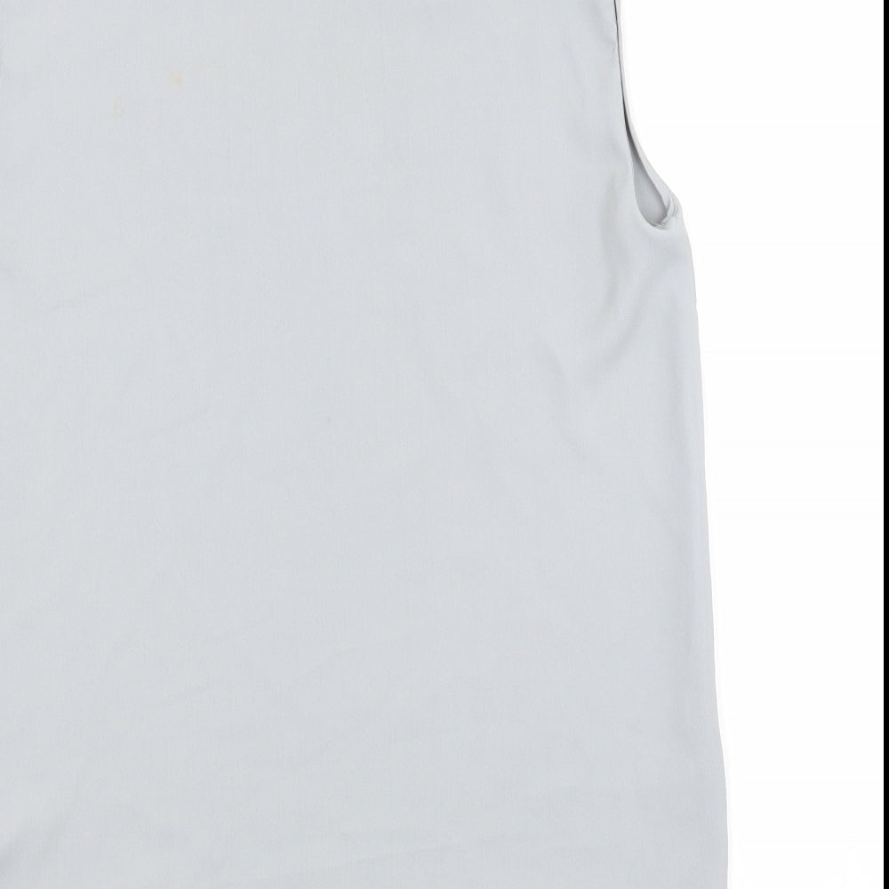 H&M Womens Grey   Basic Blouse Size 4