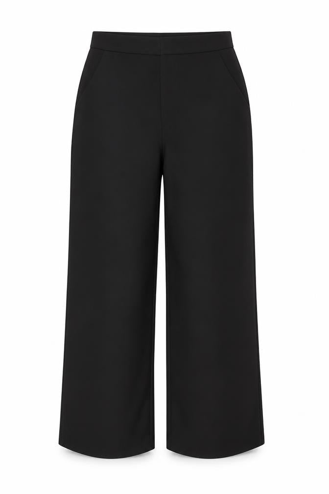 PRETTYLITTLETHING Womens Black   Trousers  Size 12 L33 in