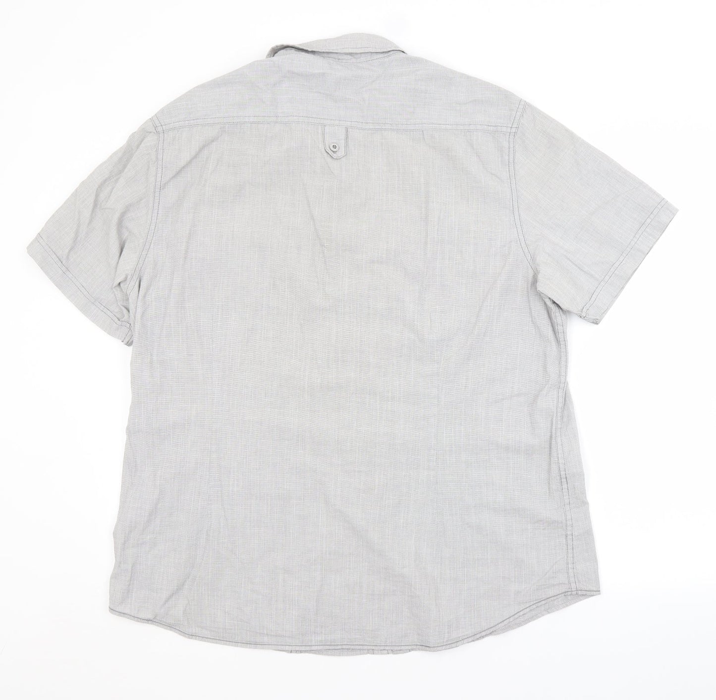 Burton Mens Grey    Button-Up Size XL