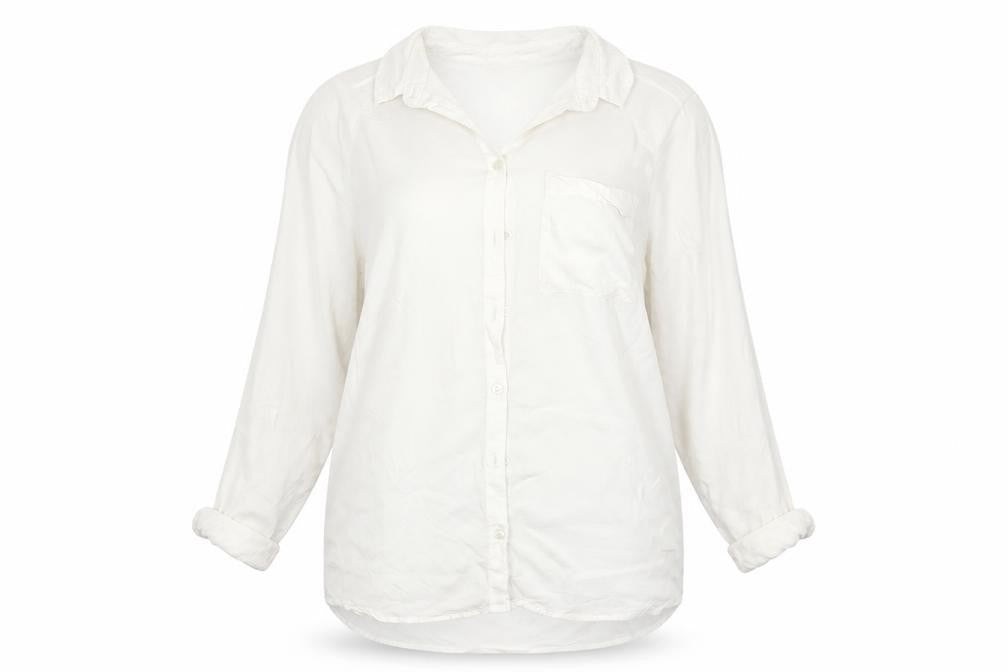 Papaya Womens White   Basic Button-Up Size 10